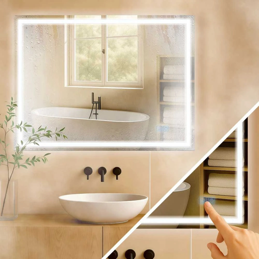 Clp Trading Vonios veidrodis Jaffrey 60x80 be Bluetooth
