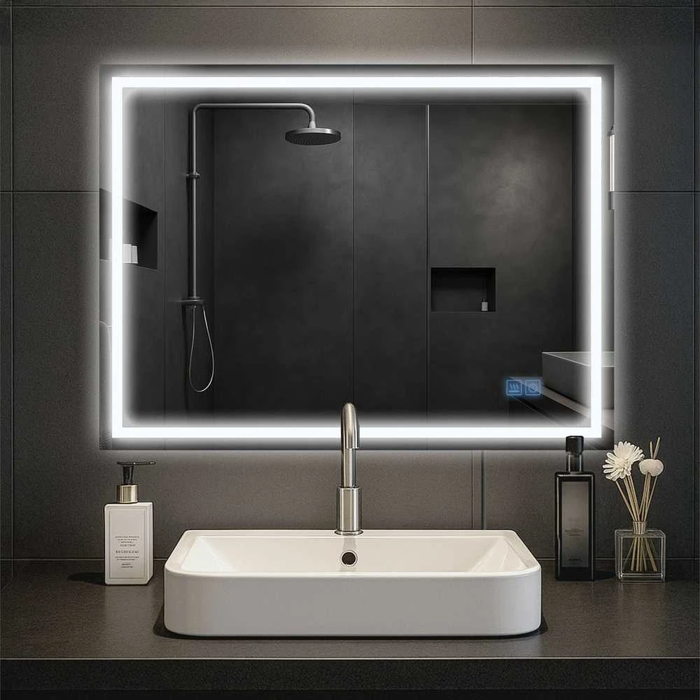 Vonios veidrodis Jaffrey 60x80 su „Bluetooth“