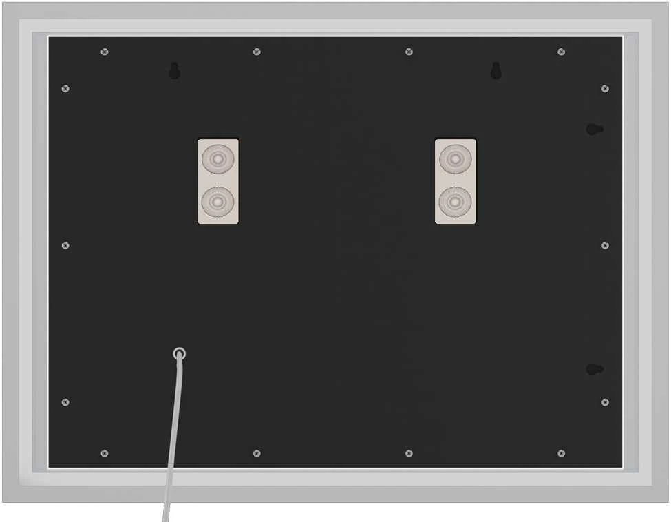 Vonios veidrodis Jaffrey 60x80 su „Bluetooth“