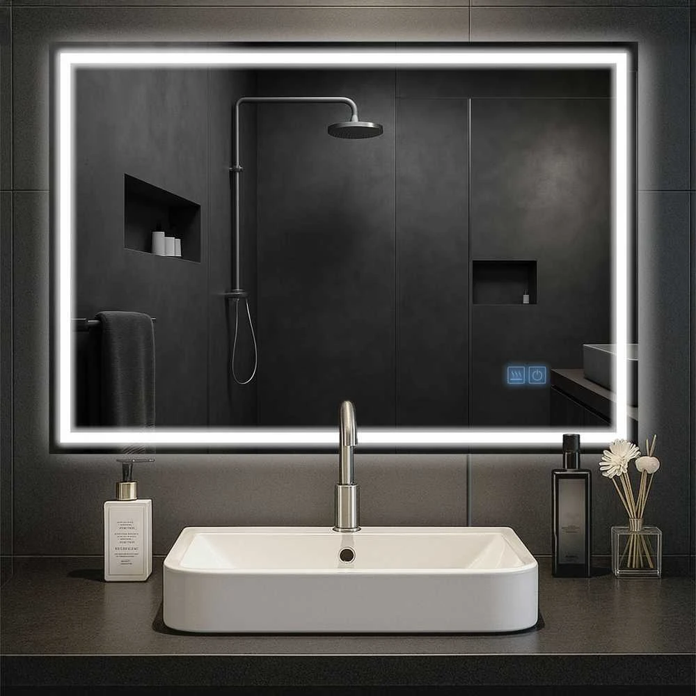 Vonios veidrodis Jaffrey 70x100 su Bluetooth