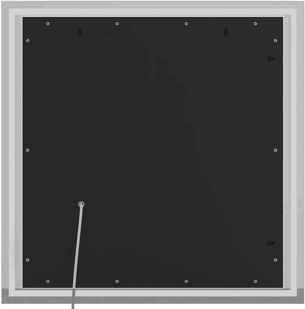 Vonios veidrodis Jaffrey 80x80 be Bluetooth