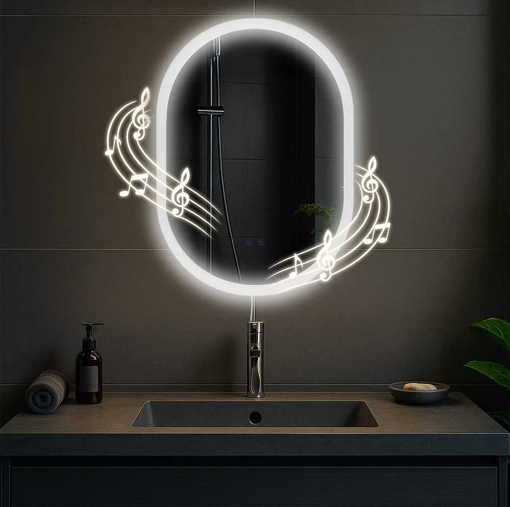 Vonios veidrodis Karishma 70x50 su „Bluetooth“