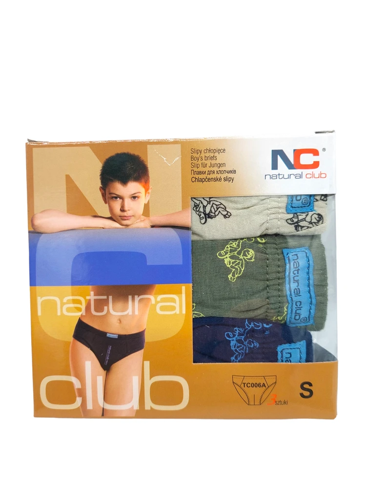 Apatinės kelnaitės berniukams Natural club, 3 vnt.