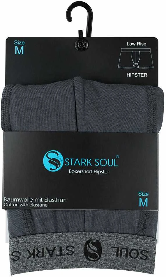 Apatiniai vyrams Stark Soul 1017 Men’s boxershort hipster, tamsiai pilki