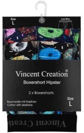 Apatiniai vyrams Vincent Creation 1036 Men’s boxershort hipster, 2 vnt.