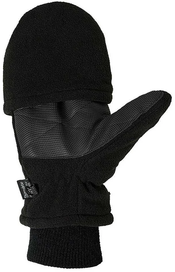 Atlenkiamos kumštinės pirštinės vyrams Thermal fleece pirštinės Heat Keeper, juodos