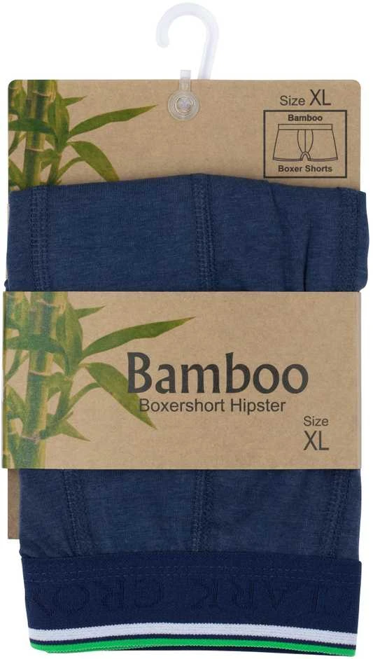 Bambukiniai apatiniai vyrams Clark Crown 1015 Bamboo Boxershort hipster, mėlyni