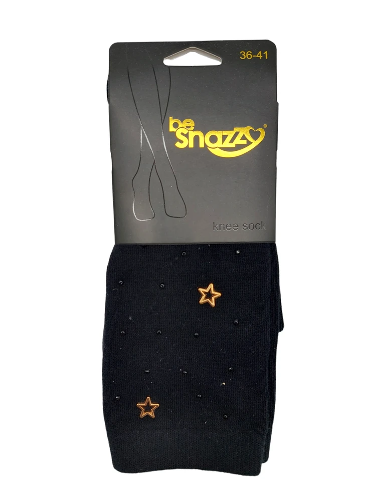 Kojinės iki kelių su papuošimais moterims Be Snazzy SK-34,