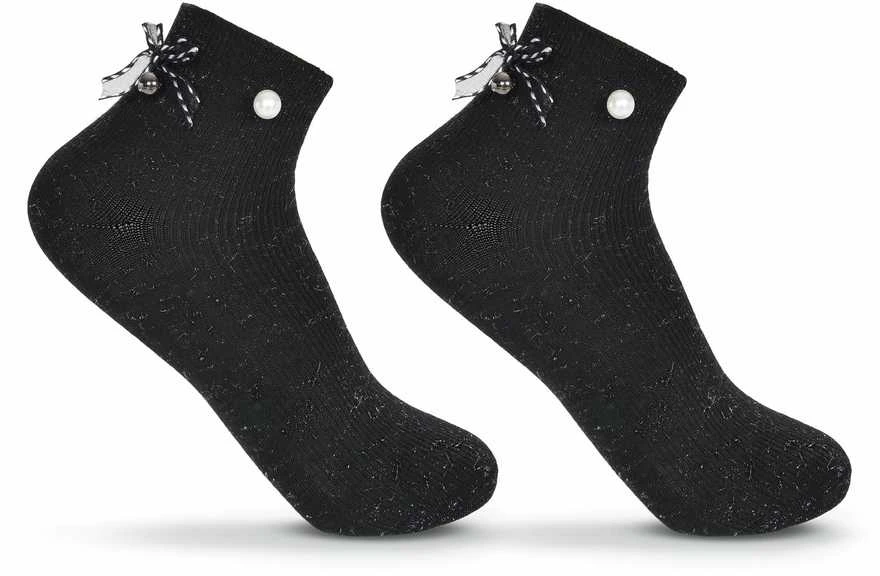 Kojinės su papuošimais moterims be Snazzy SK-44 (5 pasirenkamos spalvos)