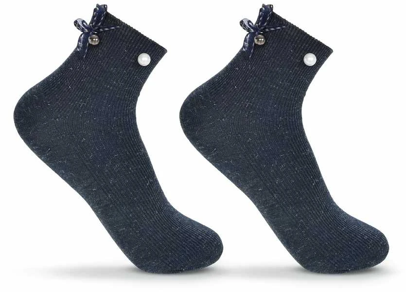 Kojinės su papuošimais moterims be Snazzy SK-44 (5 pasirenkamos spalvos)
