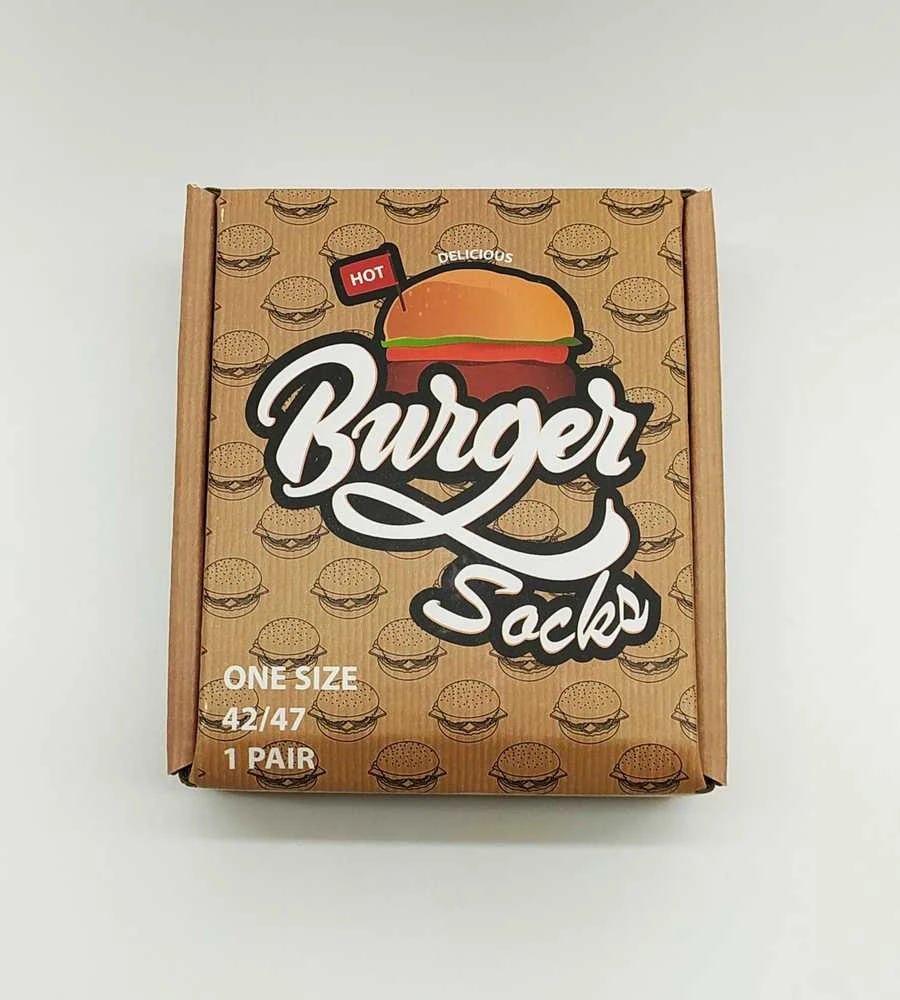 Kojinės vyrams Burger socks, You’re the cheese to my burger