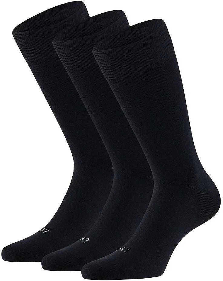 Merino vilnos klasikinės kojinės vyrams Apollo, 3 poros, tamsiai mėlynos