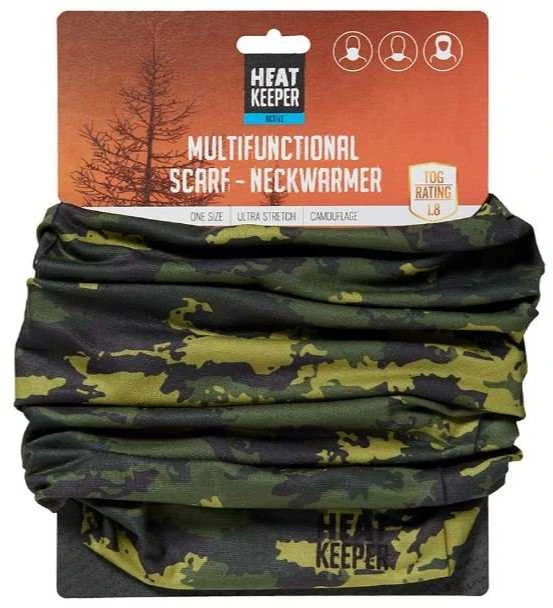Multifunkcinė galvos ir kaklo mova Heat Keeper, kamufliažinė