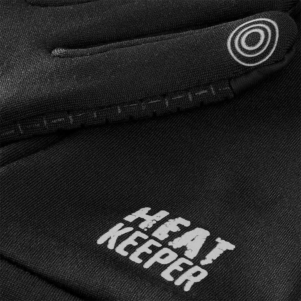 Pirštinės liečiamam ekranui vyrams Men Thermo Heatkeeper pirštinės techno, juodos
