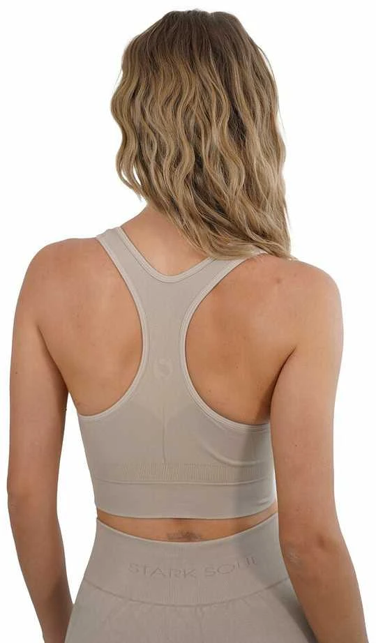 Sportinė liemenėlė moterims Stark Soul® seamless microfiber sport bustier 5119, beige