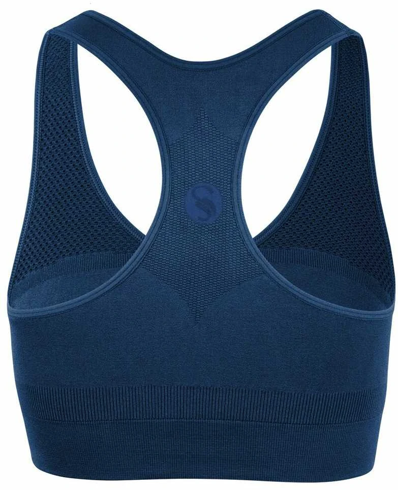 Sportinė liemenėlė moterims Stark Soul® seamless microfiber sport bustier 5119, mėlyna