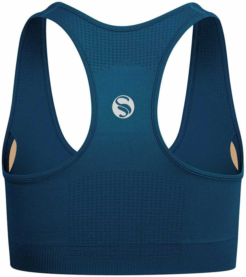 Sportinė liemenėlė moterims STARK SOUL seamless microfiber sport bustier su pakietinimu 5130, mėlyna