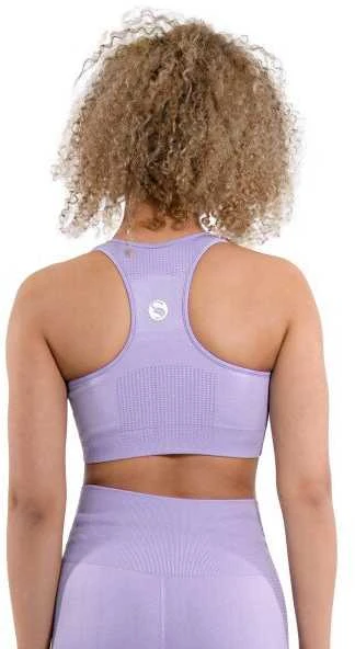 Sportinė liemenėlė moterims STARK SOUL seamless microfiber sport bustier su pakietinimu 5130, violetinė