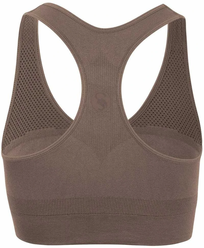Sportinė liemenėlė moterims STARK SOUL seamless microfiber sport bustier 5119, ruda