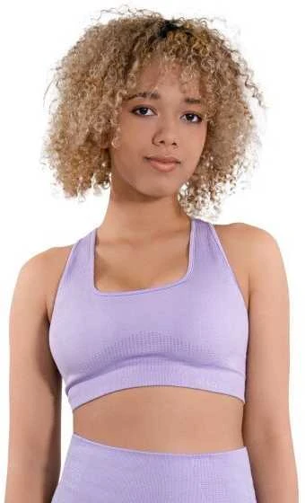 Sportinė liemenėlė moterims STARK SOUL seamless microfiber sport bustier su pakietinimu 5130, violetinė