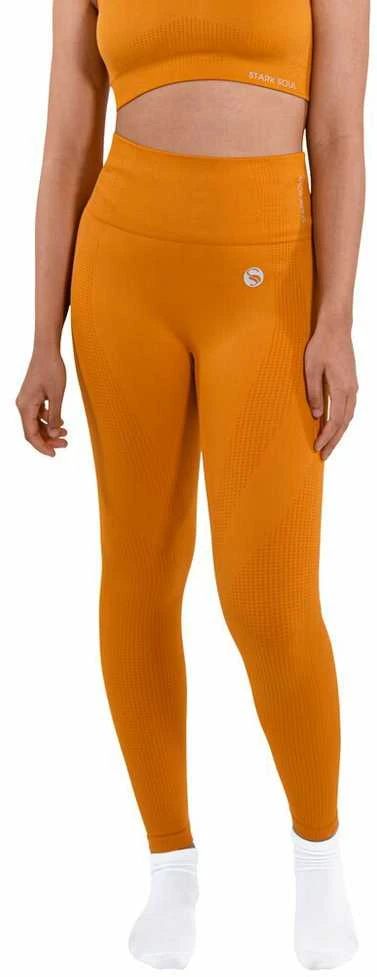 Sportinės tamprės moterims Stark Soul® women high waist sport leggings 5129, oranžinės