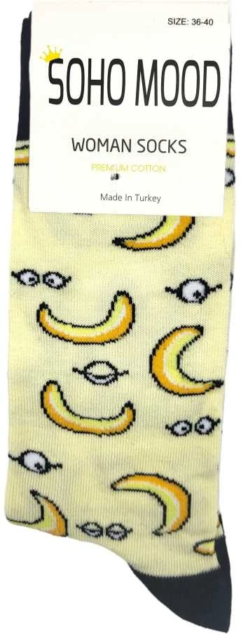 Unisex kojinės Soho Mood, bananai