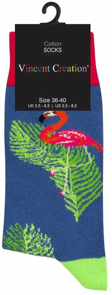 Unisex kojinės Vincent Creation 2185, flamingas
