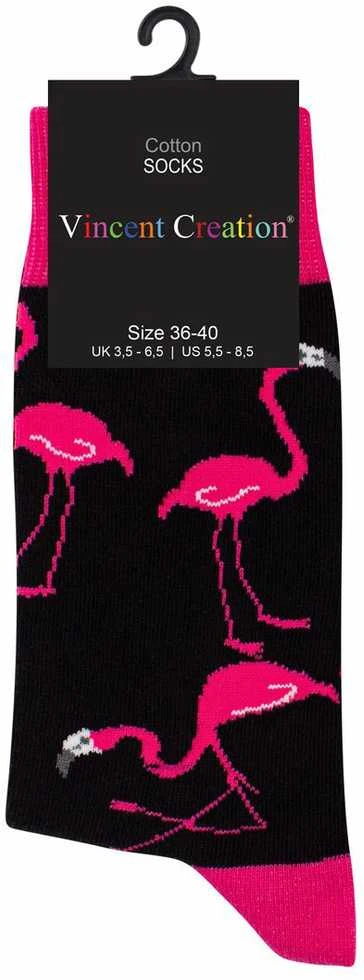 Unisex kojinės Vincent Creation 2185, flamingas
