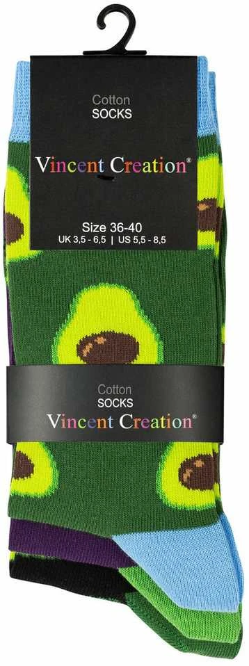 Unisex kojinės Vincent Creation avokadai 4135, 3 poros