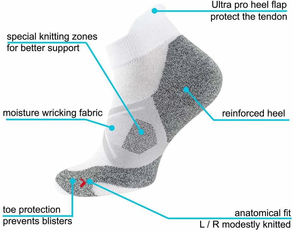 Unisex sportinės kojinės Stark Soul 2144, baltos