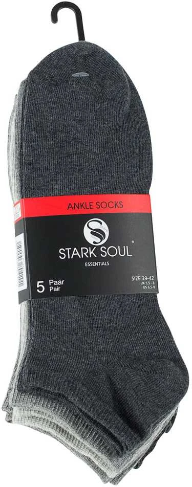 Unisex trumpos kojinės Stark Soul 2131, 5 poros, pilkos