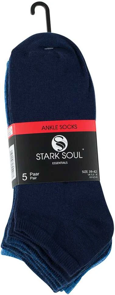 Unisex trumpos kojinės Stark Soul 2131, 5 poros, mėlynos