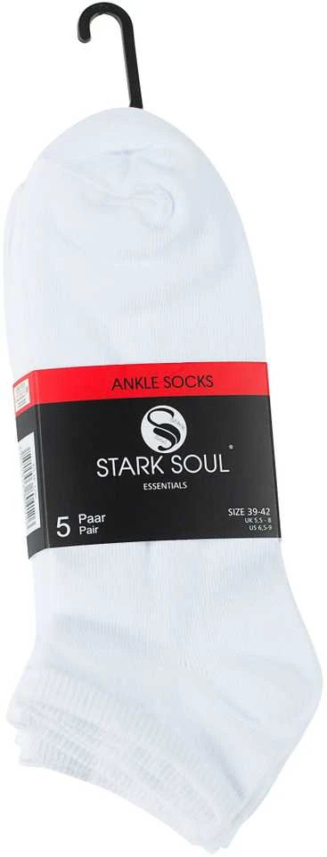 Unisex trumpos kojinės Stark Soul 2131, 5 poros, baltos