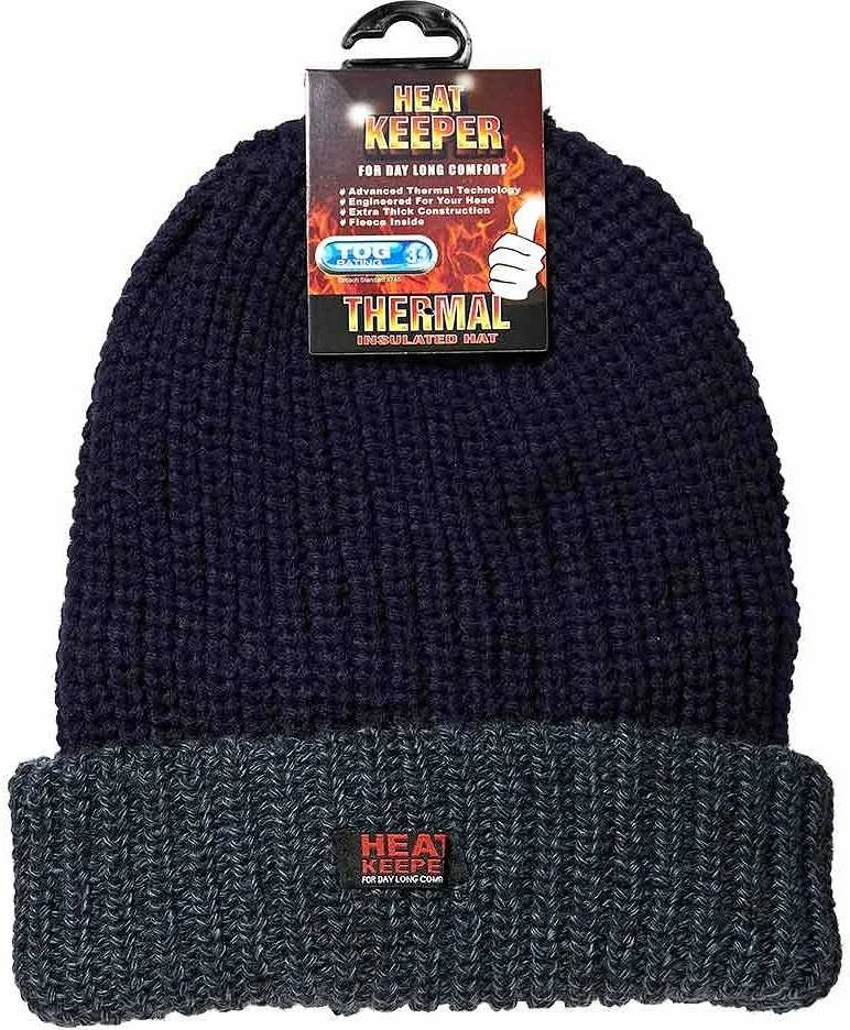 Žieminė kepurė vyrams Heat Keeper, tamsiai mėlyna