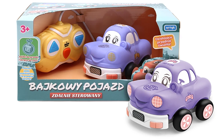 132513 ARTYK Pasakų nuotoliniu būdu valdoma transporto priemonė violetinė