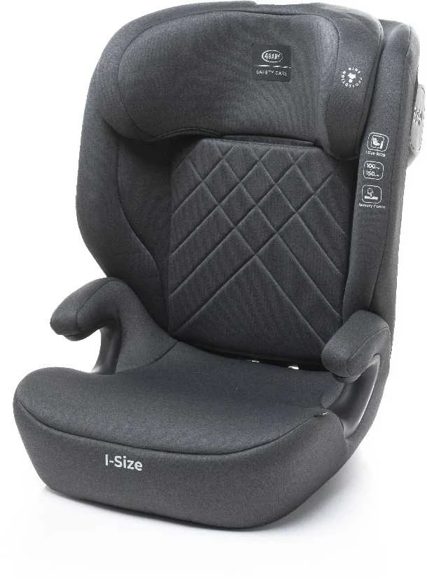 4Baby autokėdutė NERO 100-150CM tamsiai pilka I-SIZE