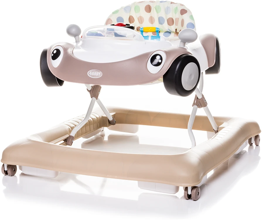 4Baby 4 BABY vaikštynės AUTOMOBILIAI RUDI