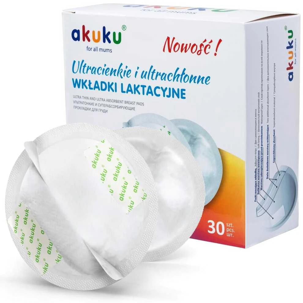 AKUKU įklotai į liemenėlę, 30 vnt., А0354