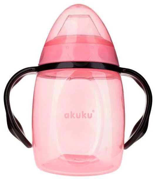 AKUKU neišsiliejanti gertuvė su dviem rankenėlėmis, 280 ml, A0429, Rožinis