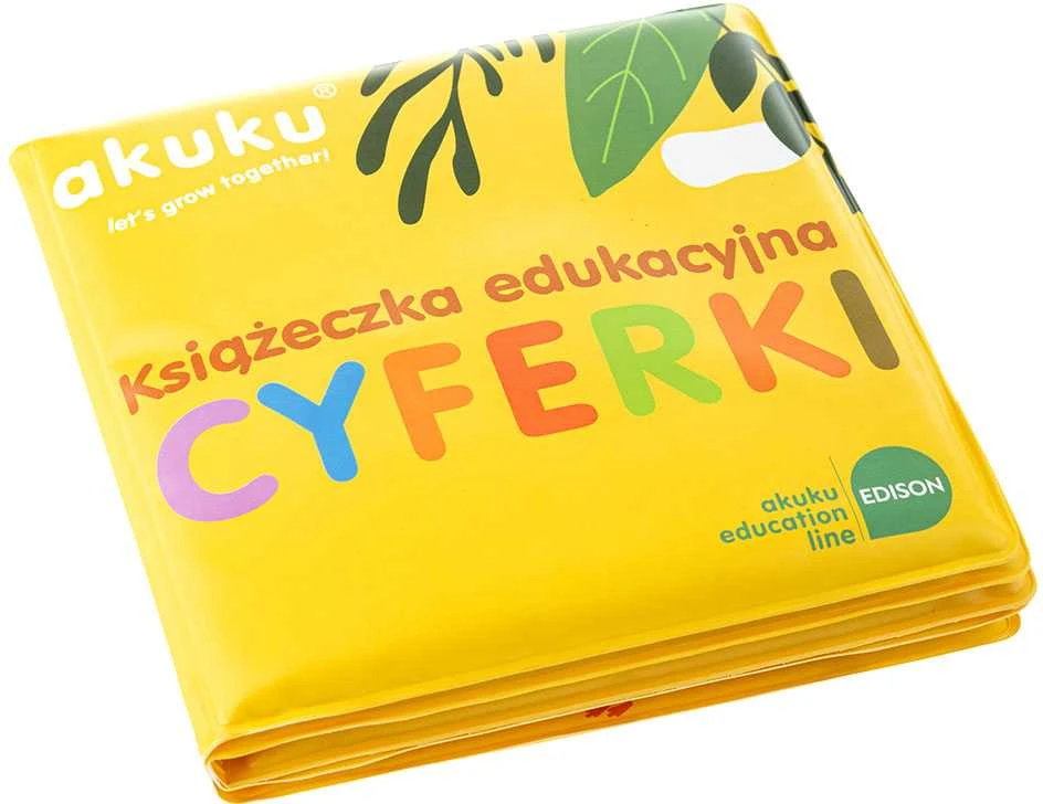 Mokomoji minkšta vonios knygelė Akuku, Skaičiai