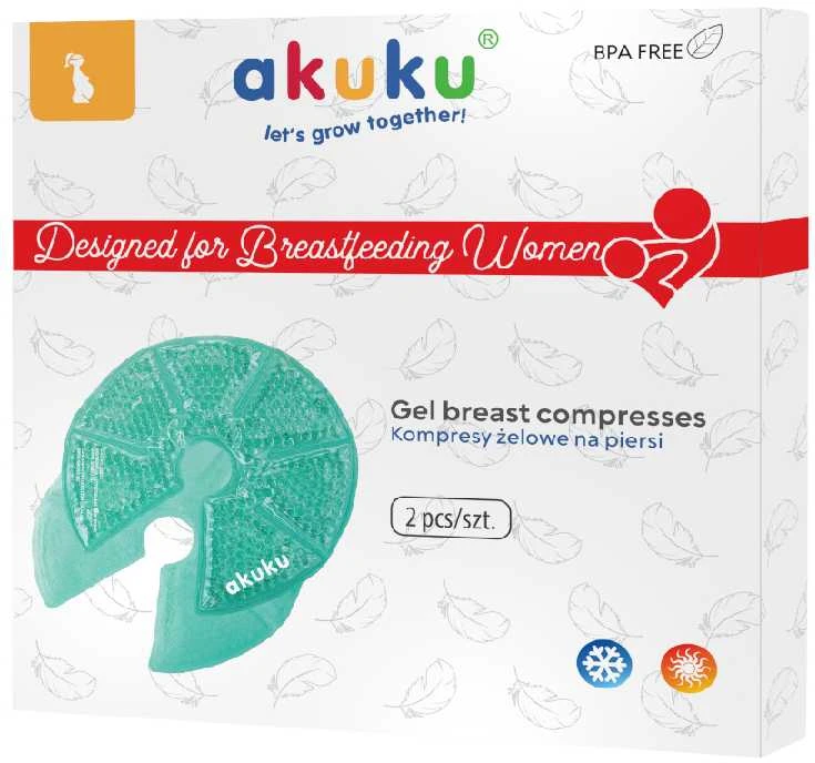 Albis AKUKU A0534 geliniai krūtų kompresai 2 vnt