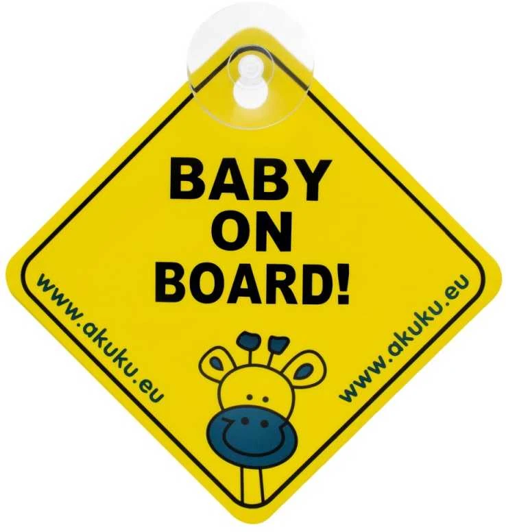 AKUKU A0645 Pakabukas/siurbtukas BABY ON BOARD