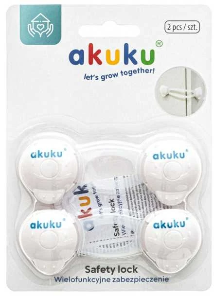 Akuku stalčių apsauga (2 vnt.), balta, A0648