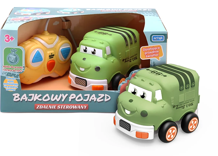 ARTYK 132506 Fairytale nuotoliniu būdu valdoma transporto priemonė žalia