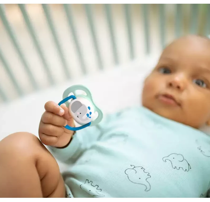 Philips AVENT 0-6 mėn. silikoninis čiulptukas ULTRA AIR B, 2 vnt., SCF080/05