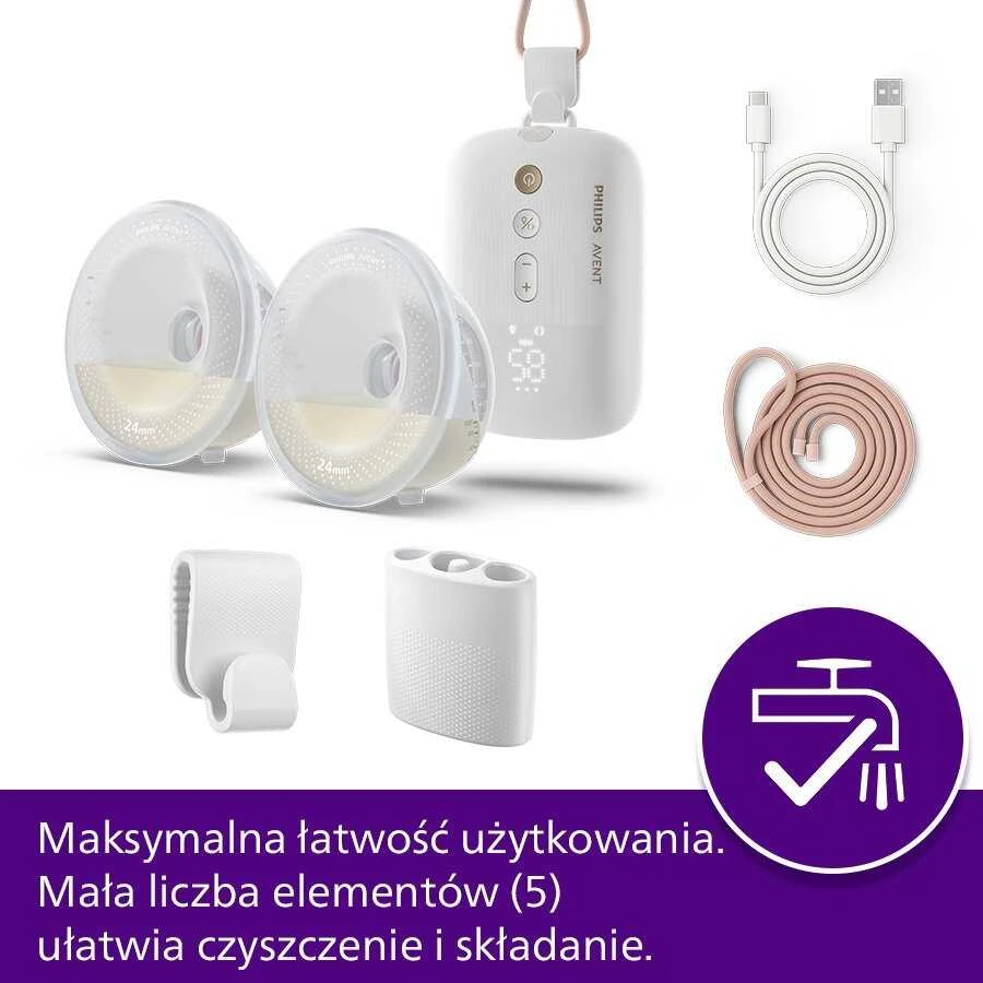 Philips AVENT SCF532/11 Elektrinis dvigubas pientraukis