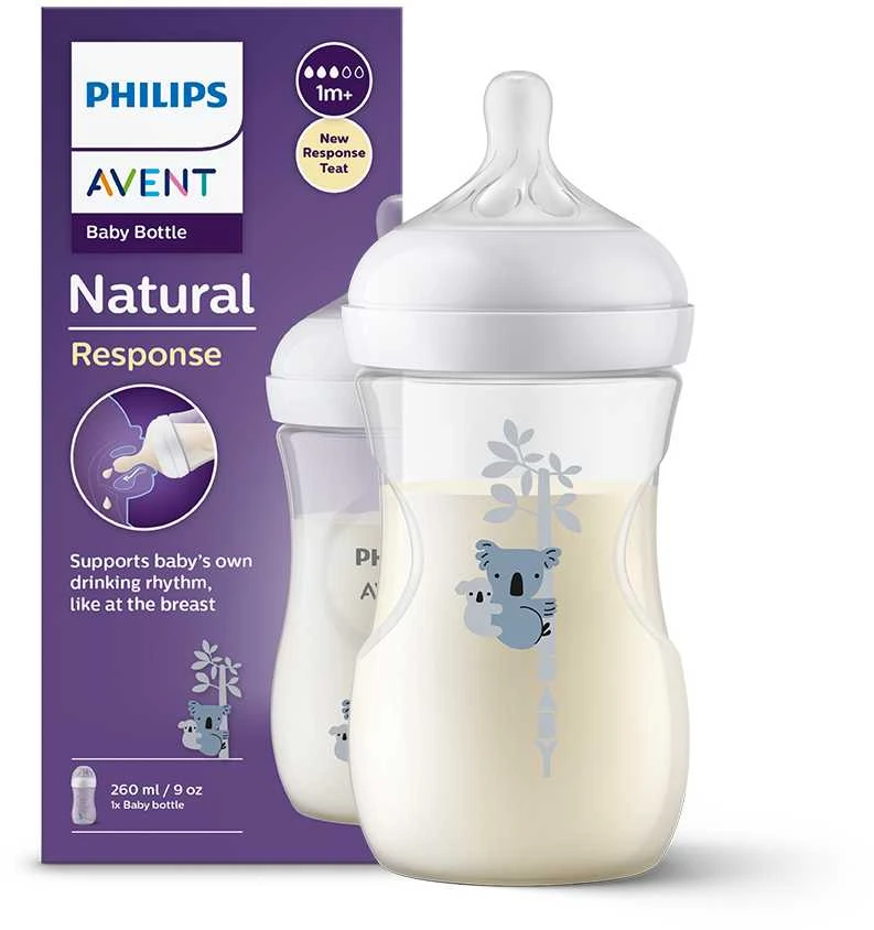 Natural Response buteliukas kūdikiams su koala, 260 ml