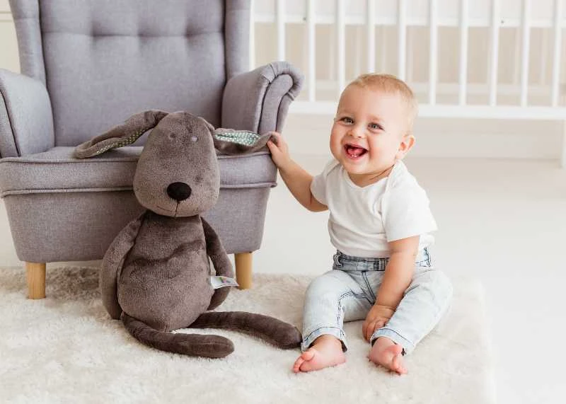 Dumel BALIBAZOO BB 81990 Cuddle Dog Tamsiai pilka 58cm