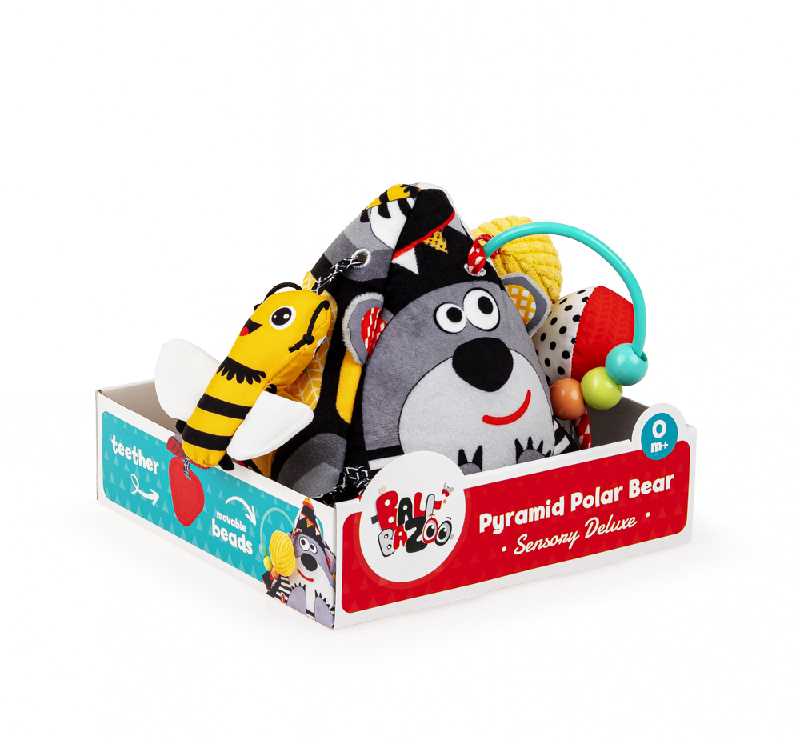 Dumel BALIBAZOO BB 82386 Piramidė Baltasis lokys Deluxe