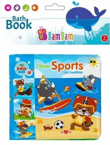 Bambam BAM BAM 432484 Vonios knyga Sportas